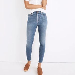 Madewell 10” High-Rise Skinny Crop Jeans